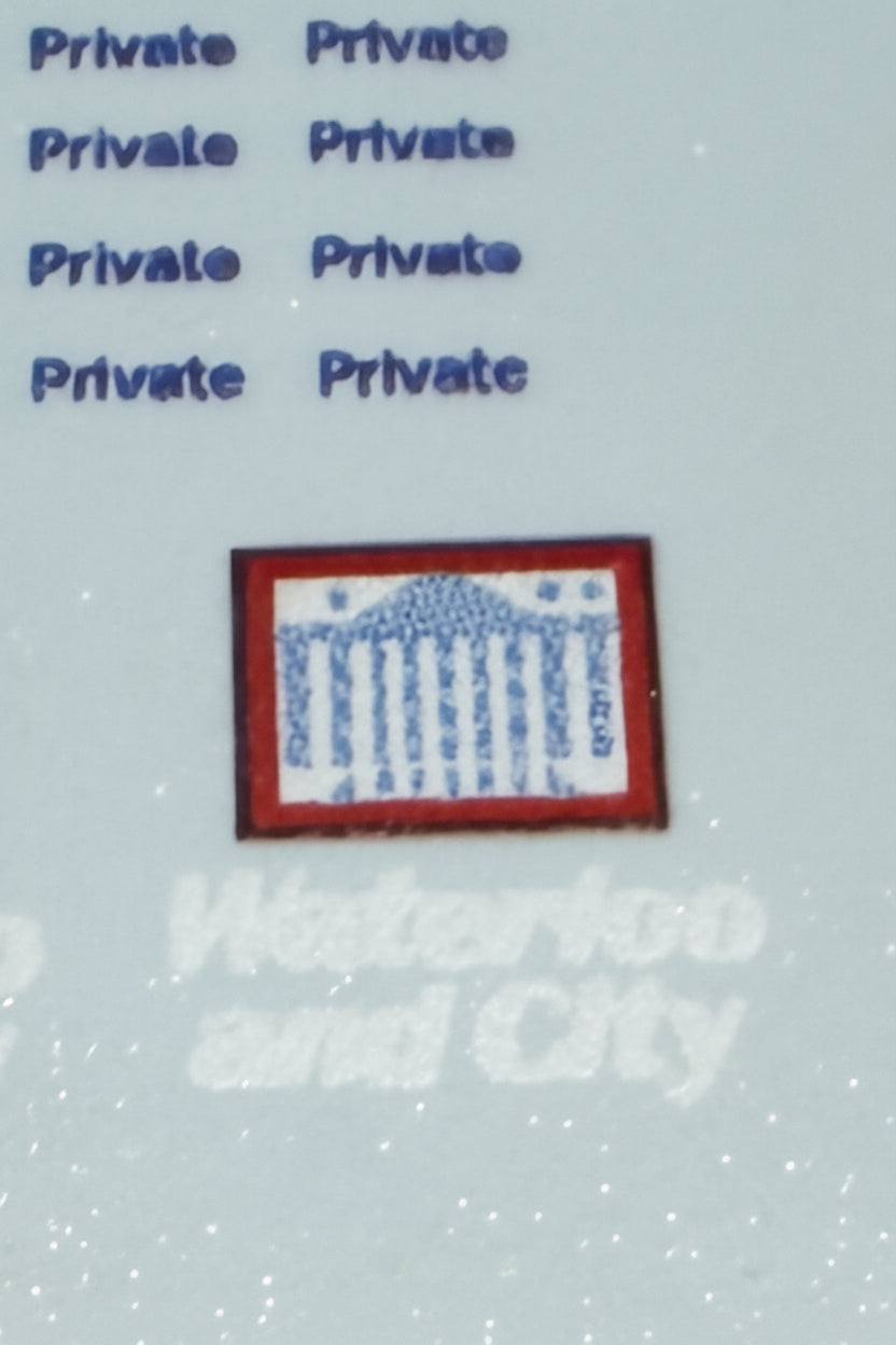 Waterloo and City Line waterslide decals (4mm scale)