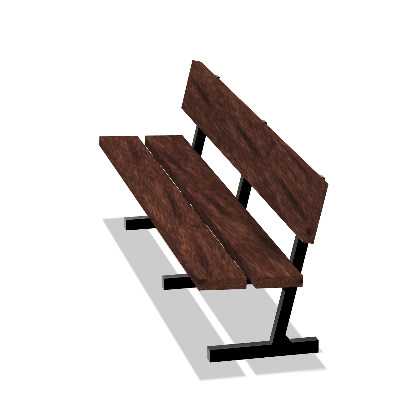 Station bench 1960-70s style (STL download)