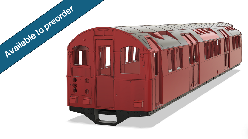 LT Standard stock MCCW1927 Control trailer 4mm 1:76 PRINTED MODEL