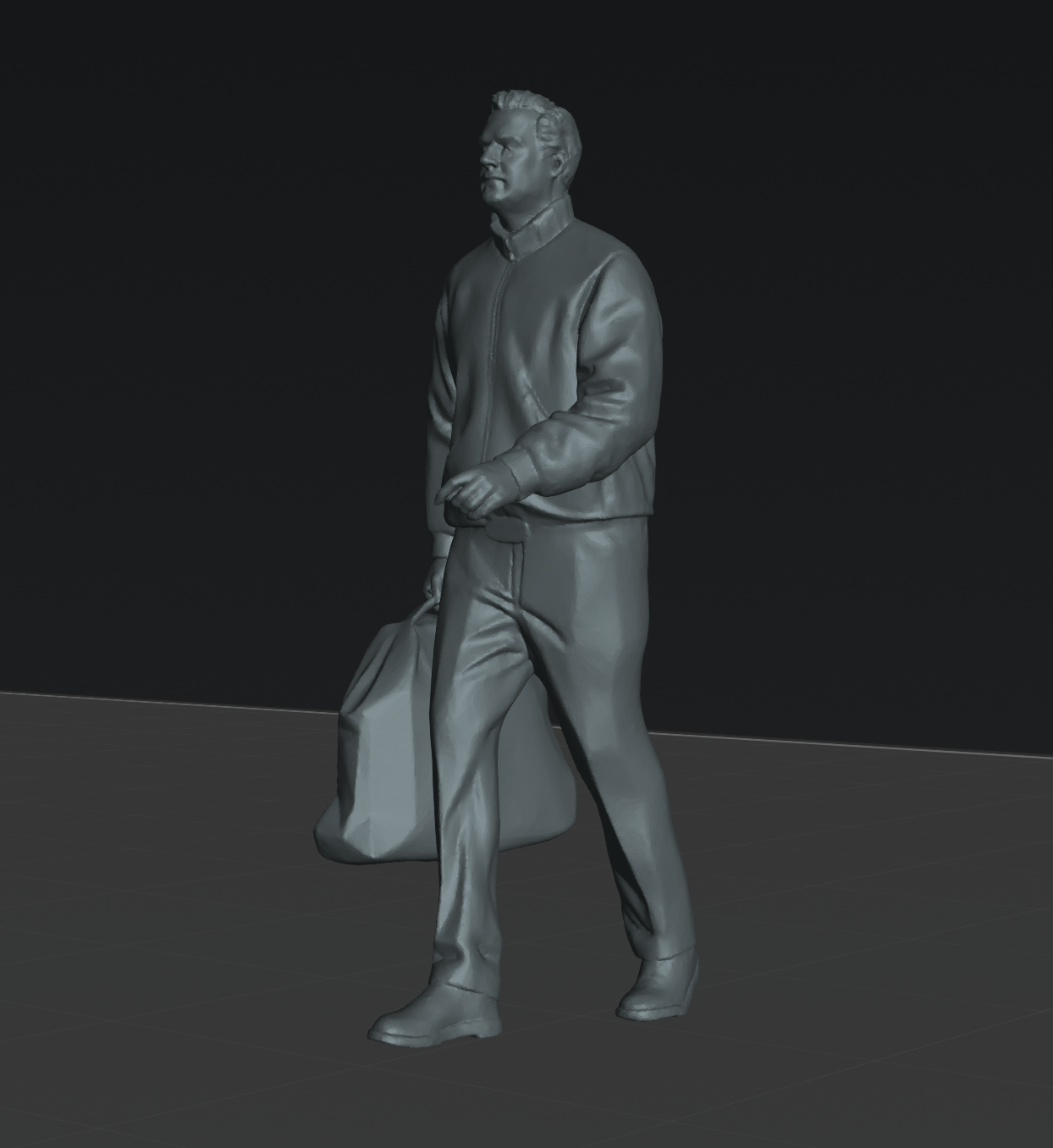 People on stairs set 01 - 25 figures (STL download)