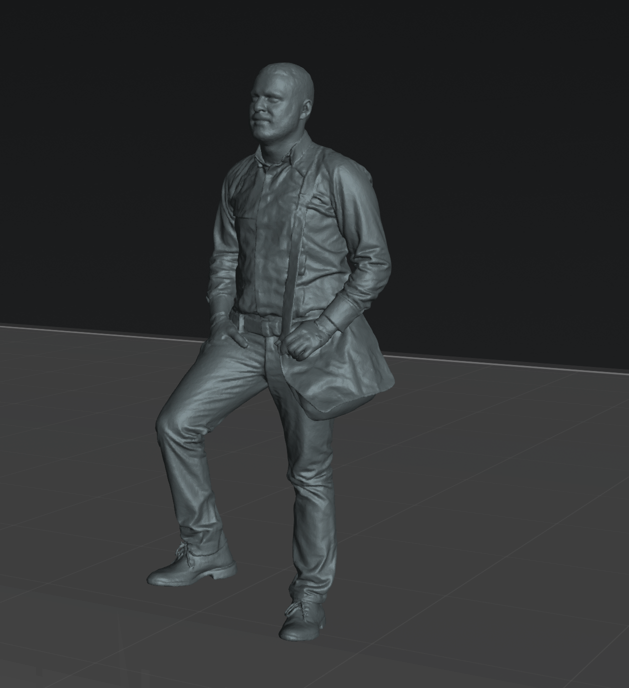 People on stairs set 01 - 25 figures (STL download)