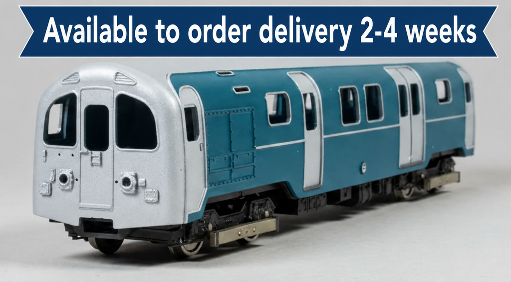 Class 487: Waterloo & City Driving motor OO/EM/P4 4mm 1:76 PRINTED MODEL