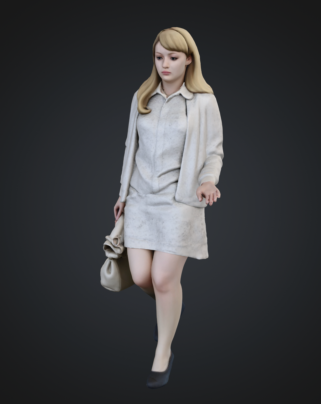 People on stairs set 01 - 25 figures (STL download)