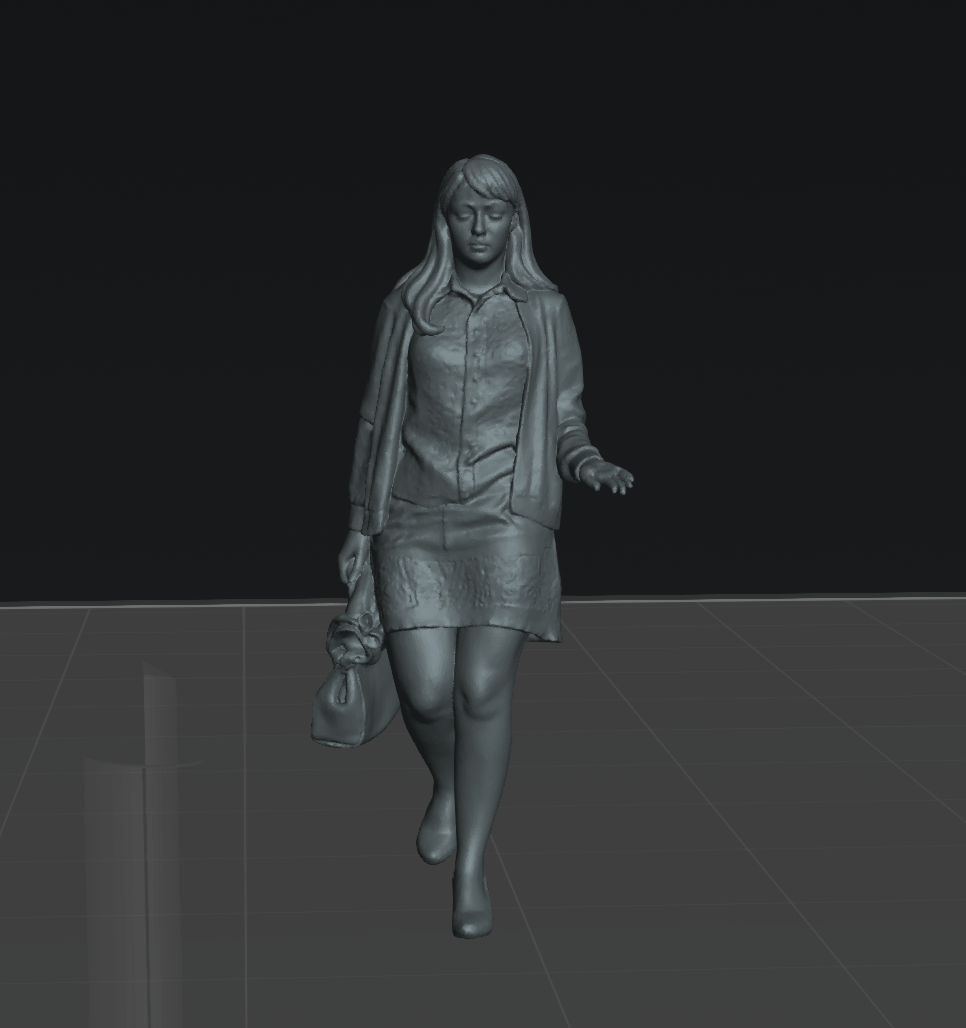 People on stairs set 01 - 25 figures (STL download)