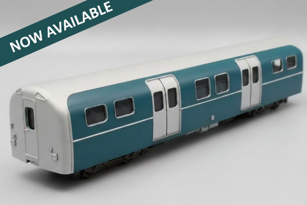 Class 487: Waterloo & City Trailer OO/EM/P4 4mm 1:76 PRINTED MODEL
