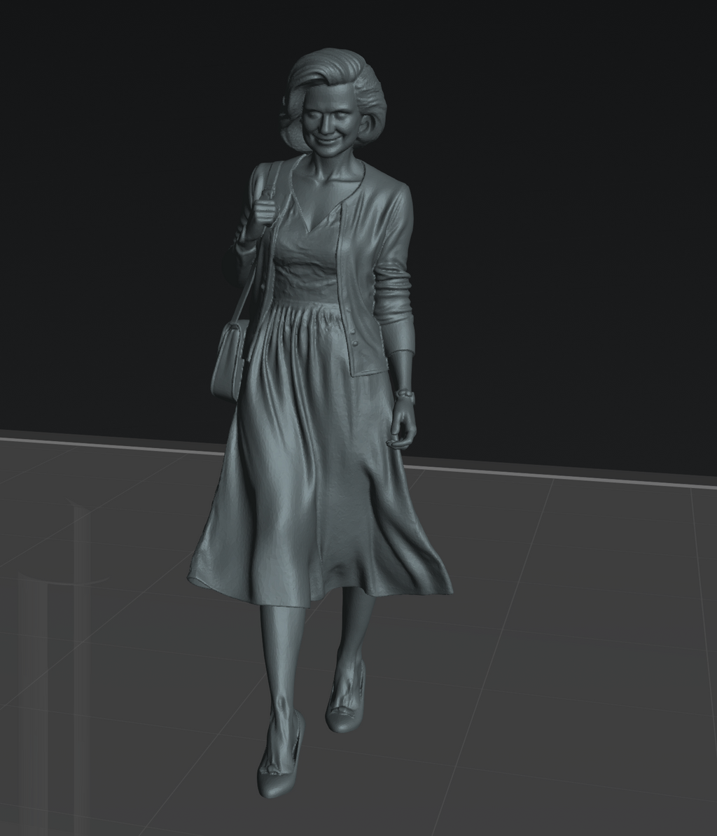 People on stairs set 01 - 25 figures (STL download)