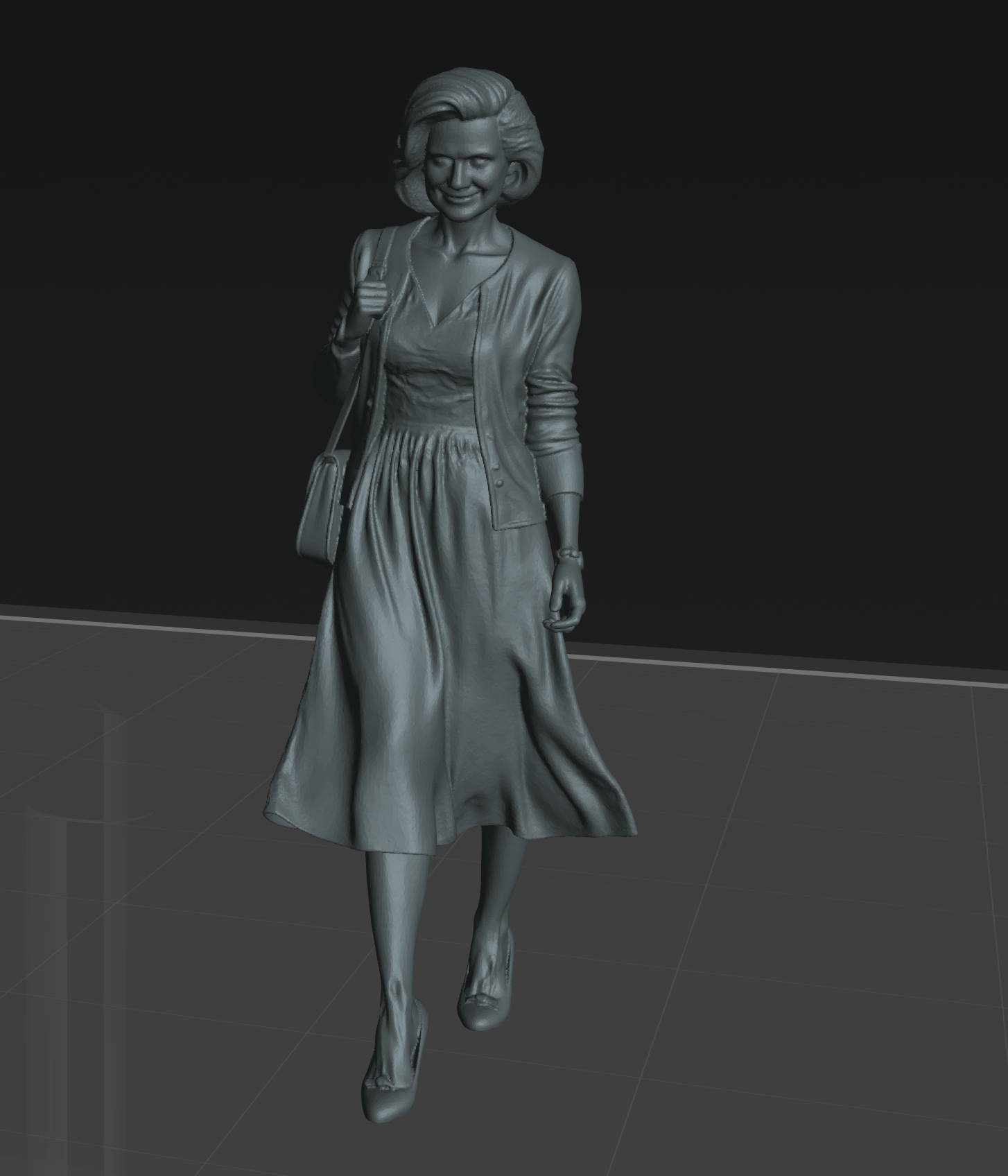 People on stairs set 01 - 25 figures (STL download)