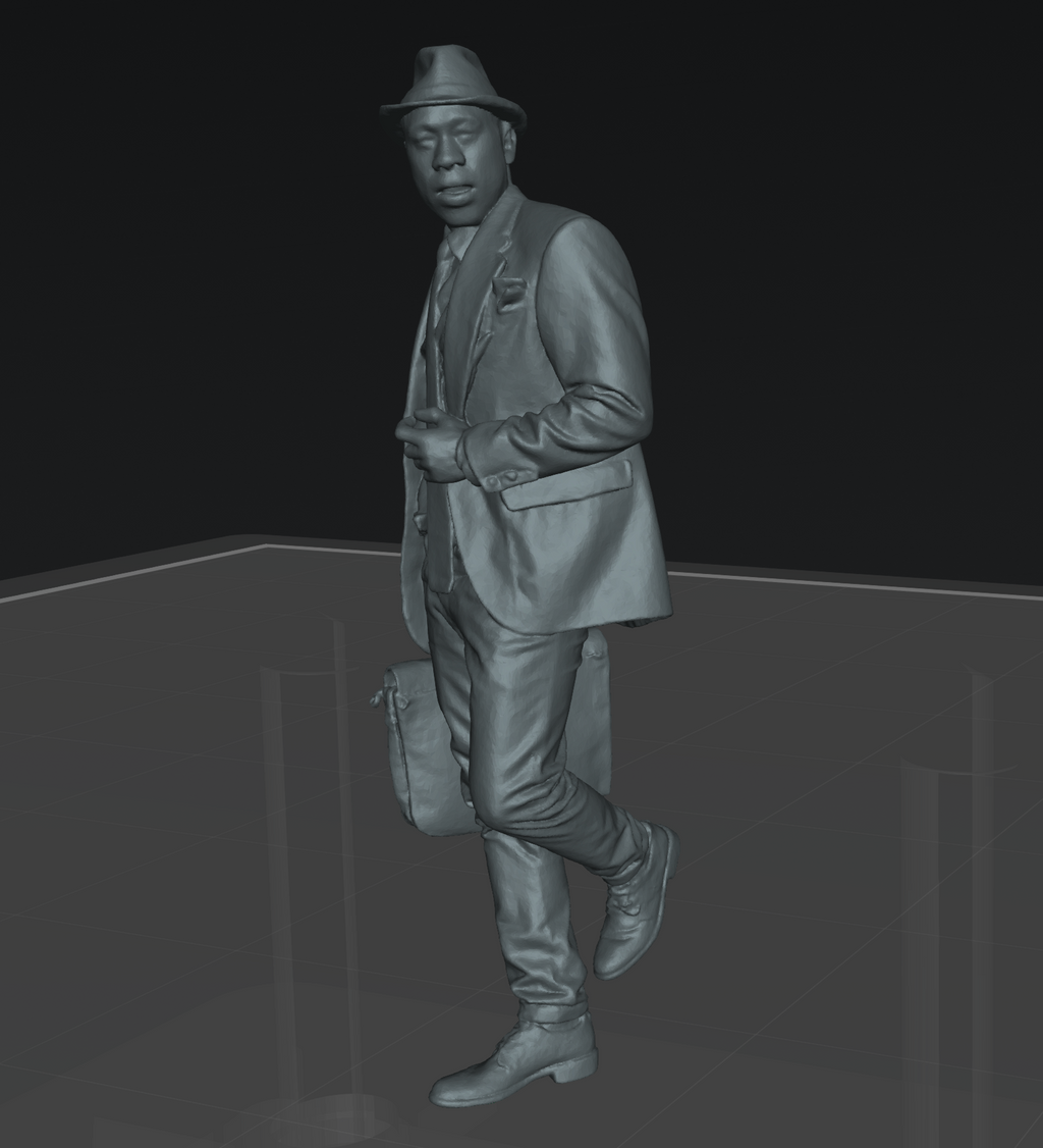 People on stairs set 01 - 25 figures (STL download)