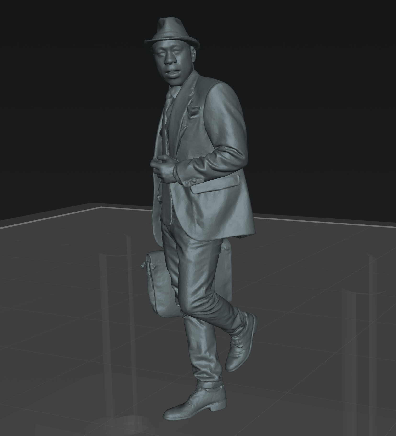 People on stairs set 01 - 25 figures (STL download)