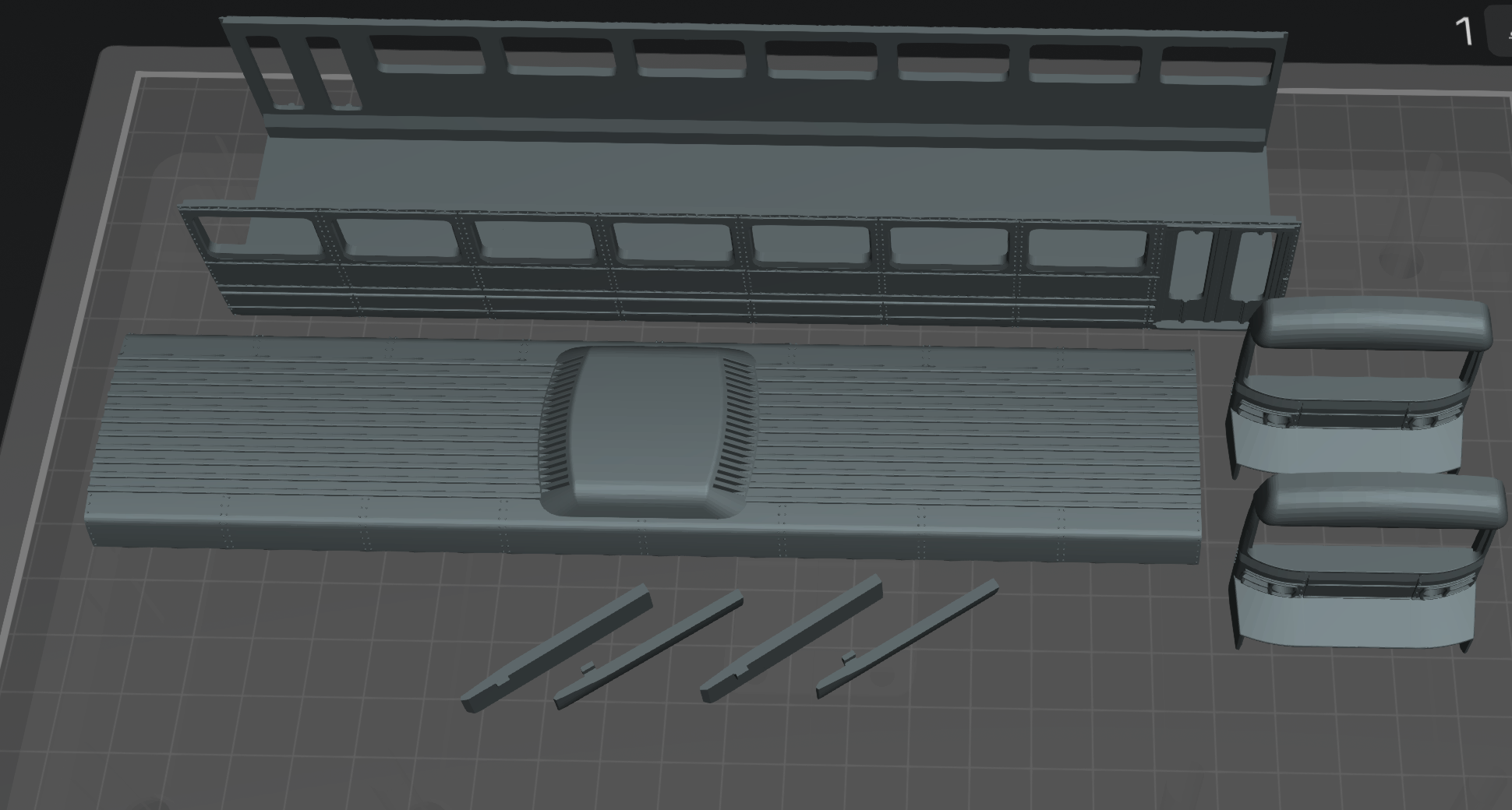 LEV 1 Railbus (STL download)