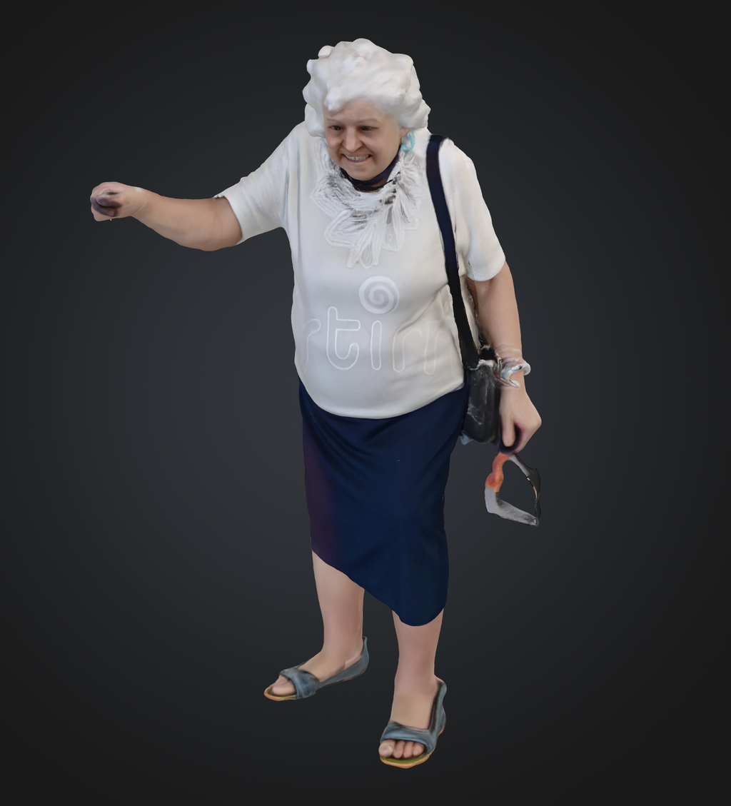 People on stairs set 01 - 25 figures (STL download)