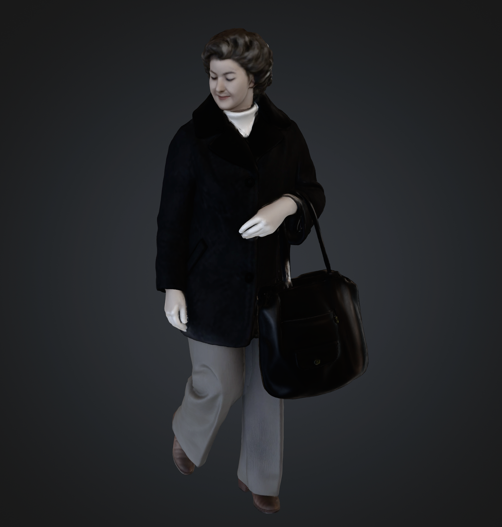 People on stairs set 01 - 25 figures (STL download)