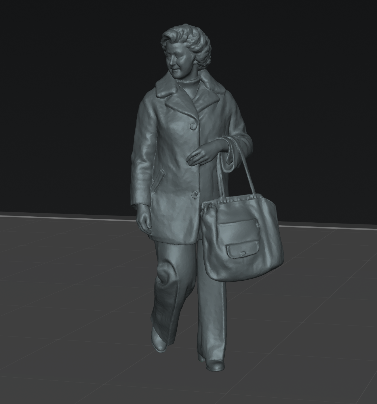 People on stairs set 01 - 25 figures (STL download)