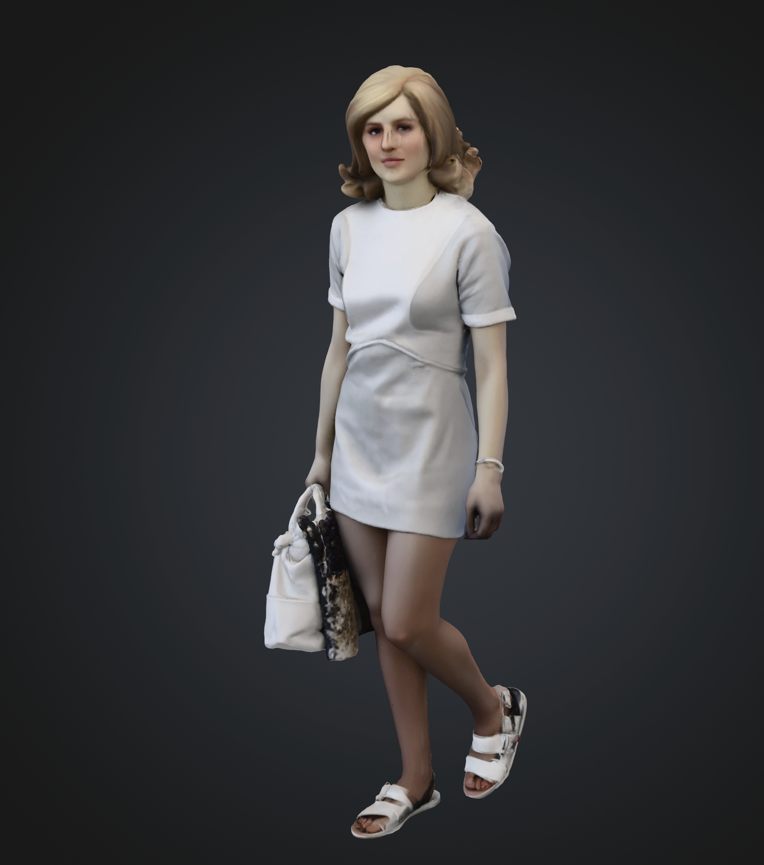 People on stairs set 01 - 25 figures (STL download)
