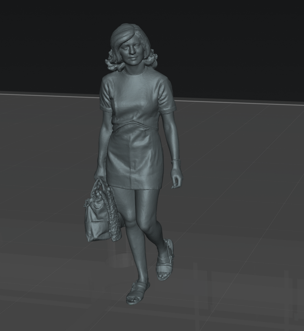 People on stairs set 01 - 25 figures (STL download)