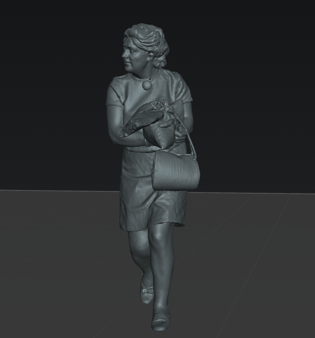 People on stairs set 01 - 25 figures (STL download)