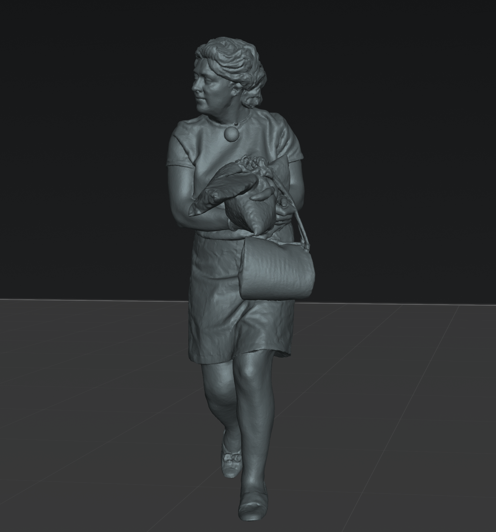 People on stairs set 01 - 25 figures (STL download)