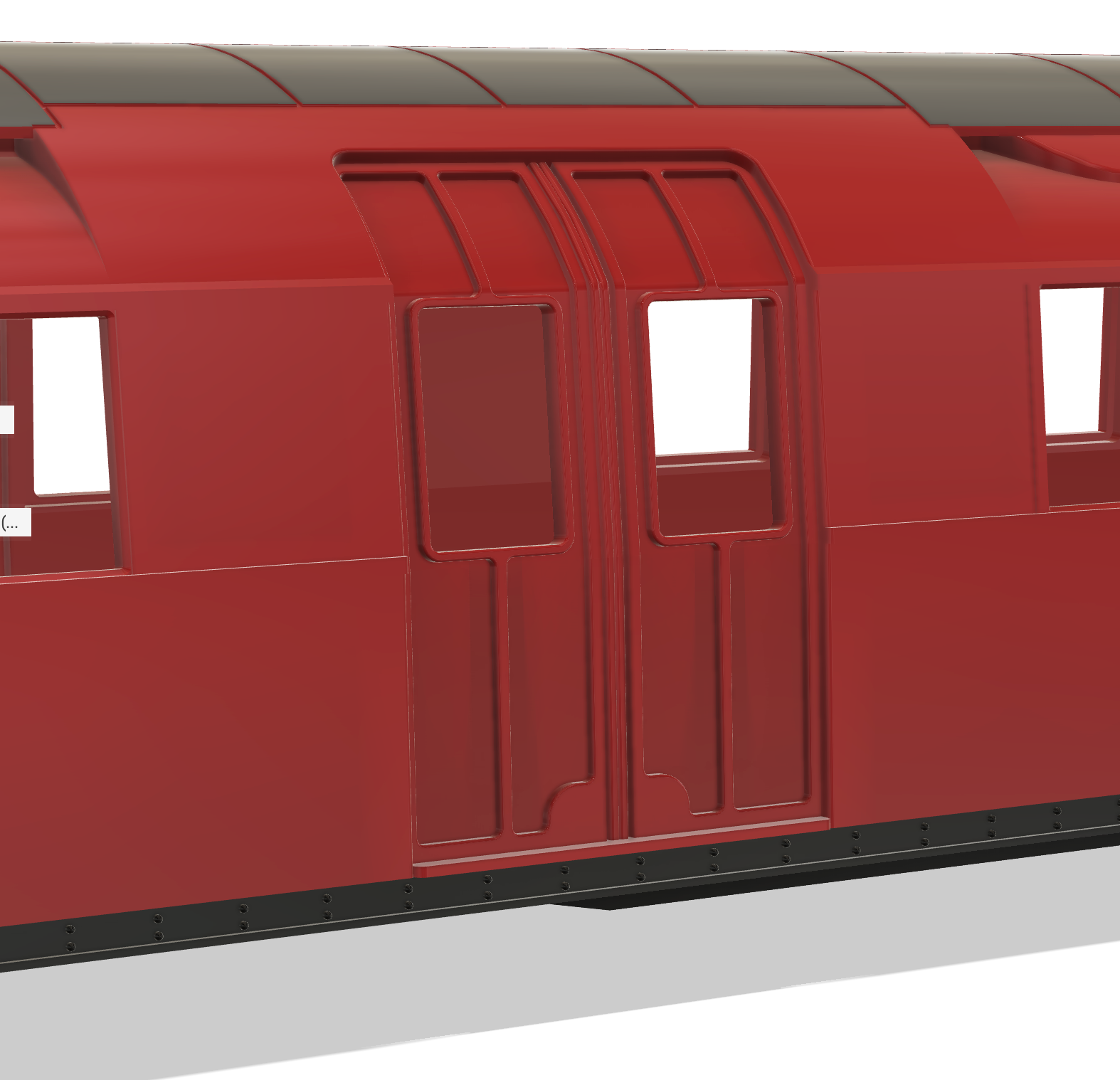 LT Standard stock MCCW 1925 'D' end control trailer car (STL download)