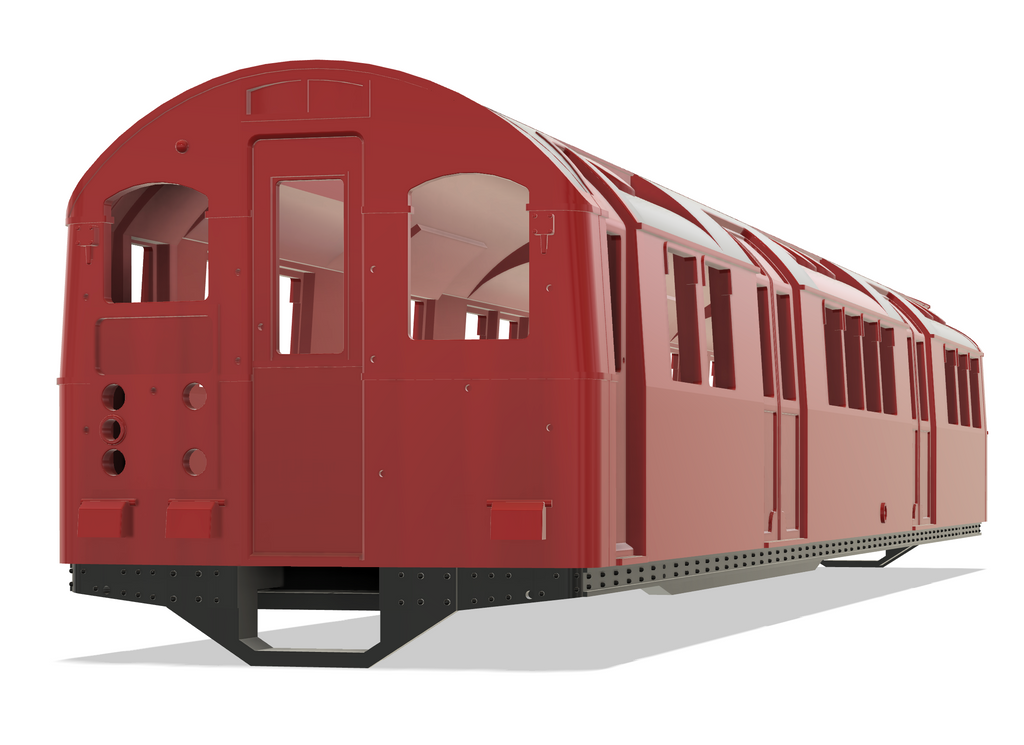 LT Standard stock MCCW1927 Control trailer 4mm 1:76 PRINTED MODEL