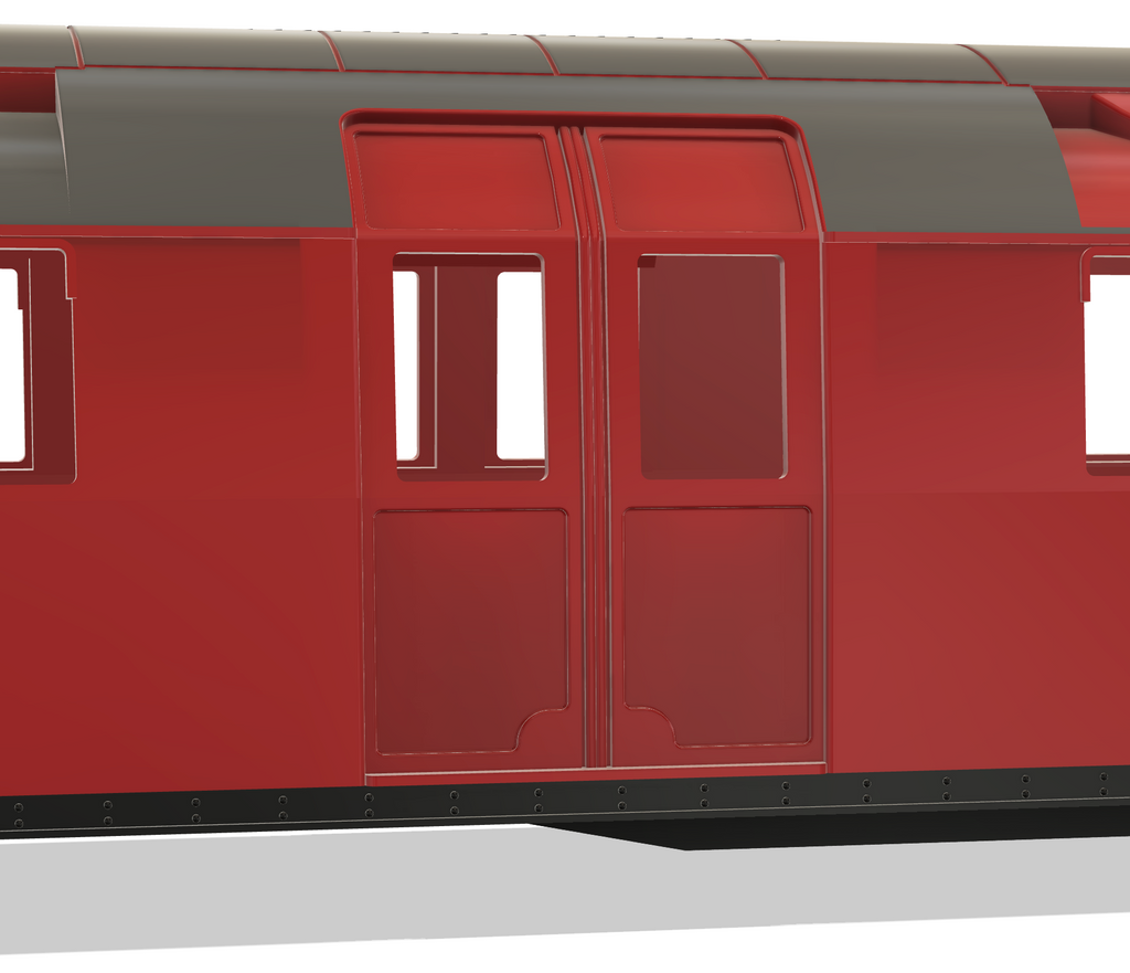 LT Standard stock MCCW1927 Control trailer 4mm 1:76 PRINTED MODEL
