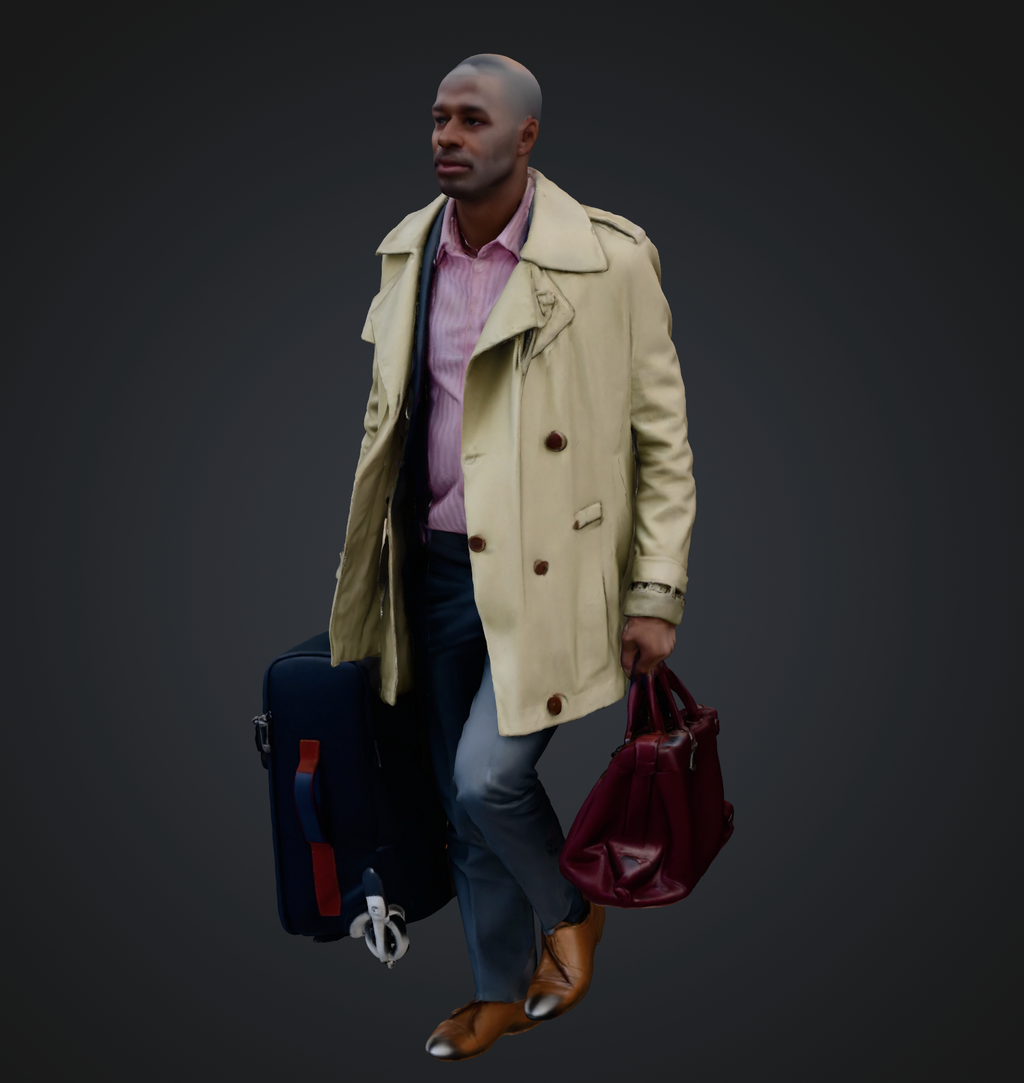 People on stairs set 01 - 25 figures (STL download)