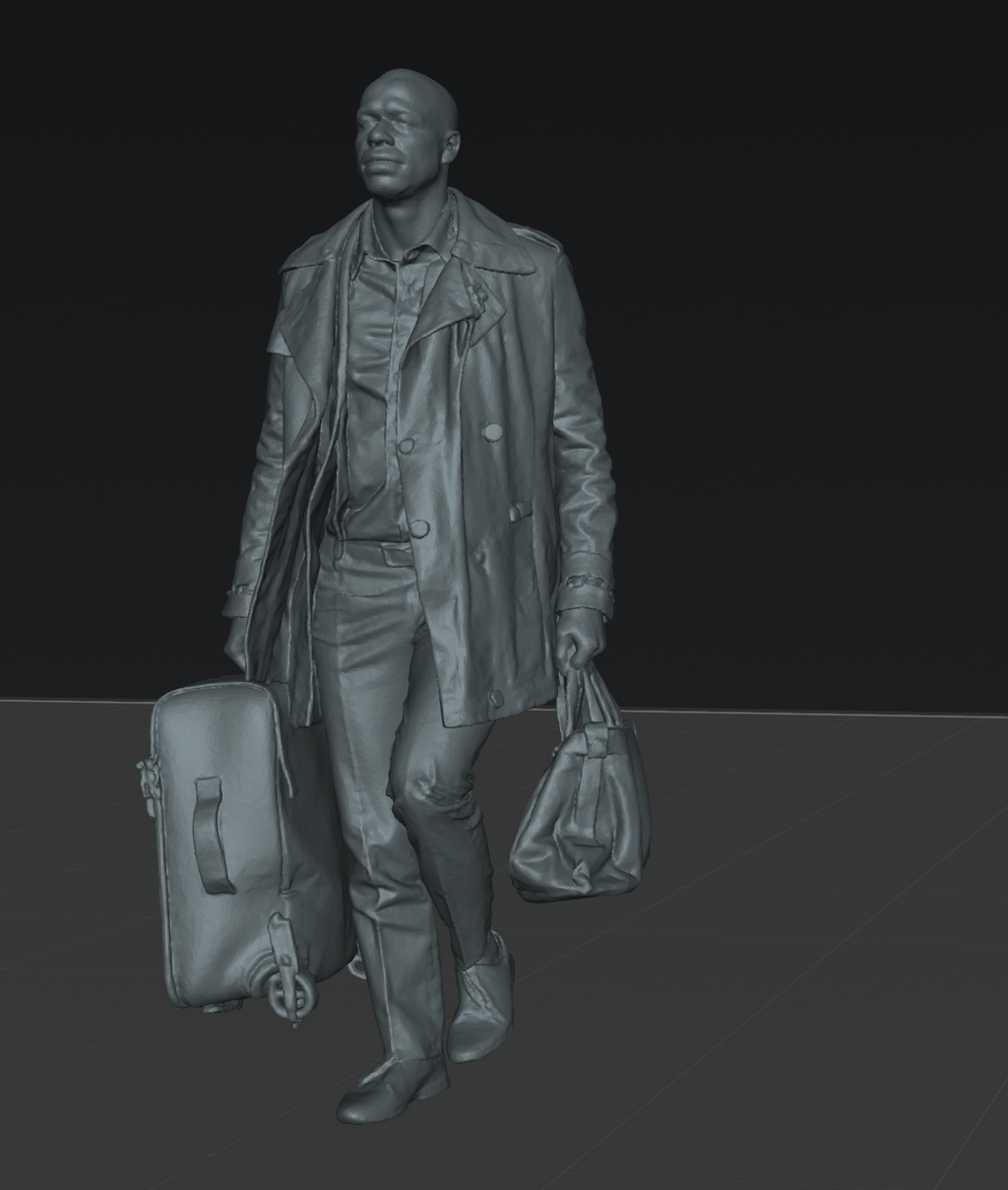 People on stairs set 01 - 25 figures (STL download)