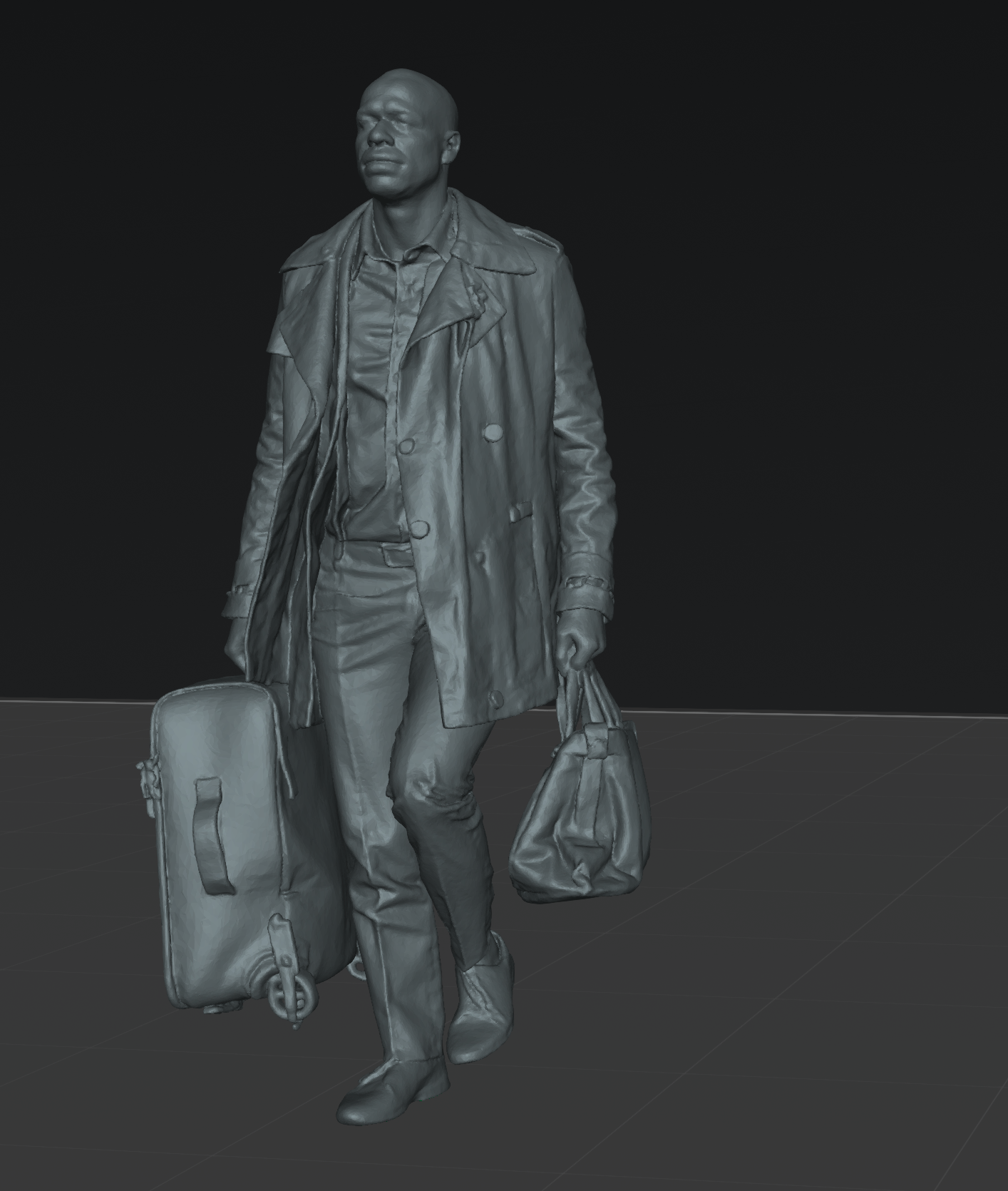 People on stairs set 01 - 25 figures (STL download)