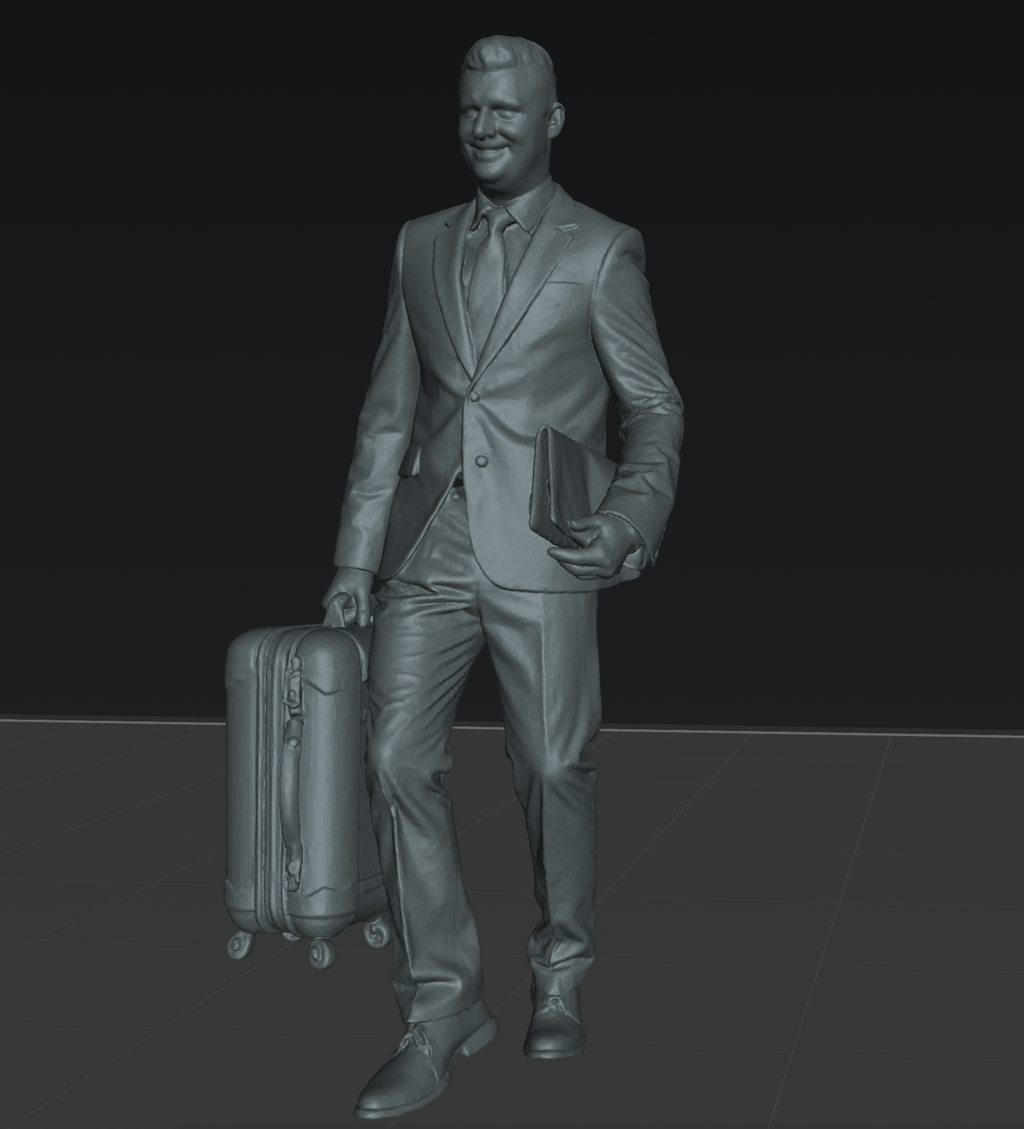 People on stairs set 01 - 25 figures (STL download)
