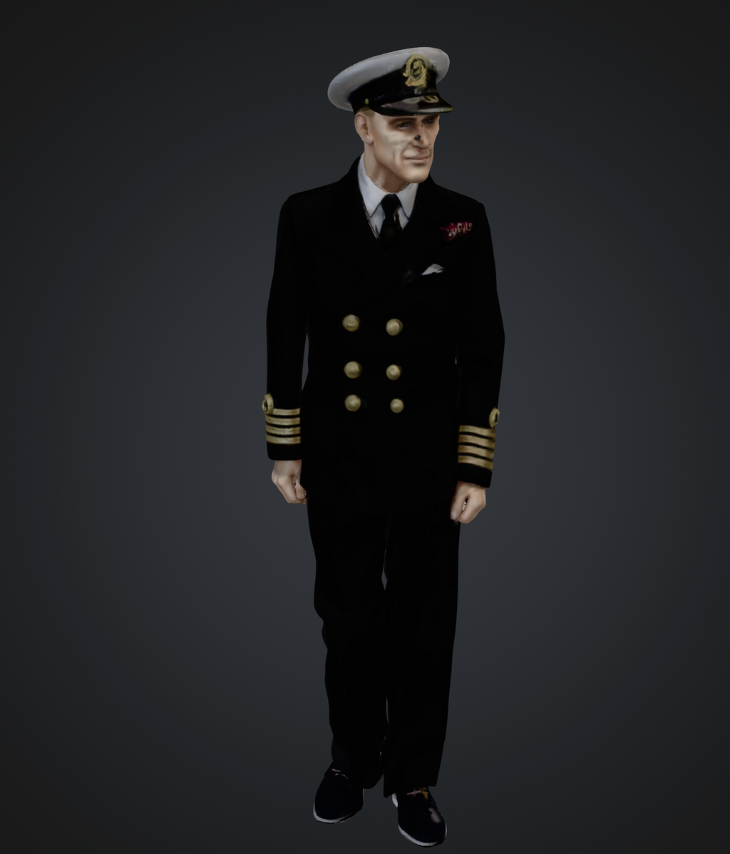 Royal Navy selection of 9 figures (STL download)