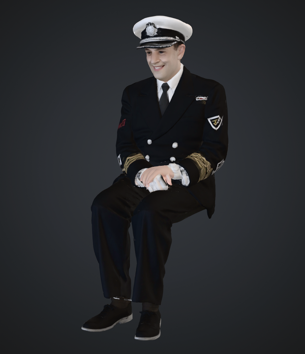 Royal Navy personnel  set of 9 figures (4 gauges available in ABS-like resin)