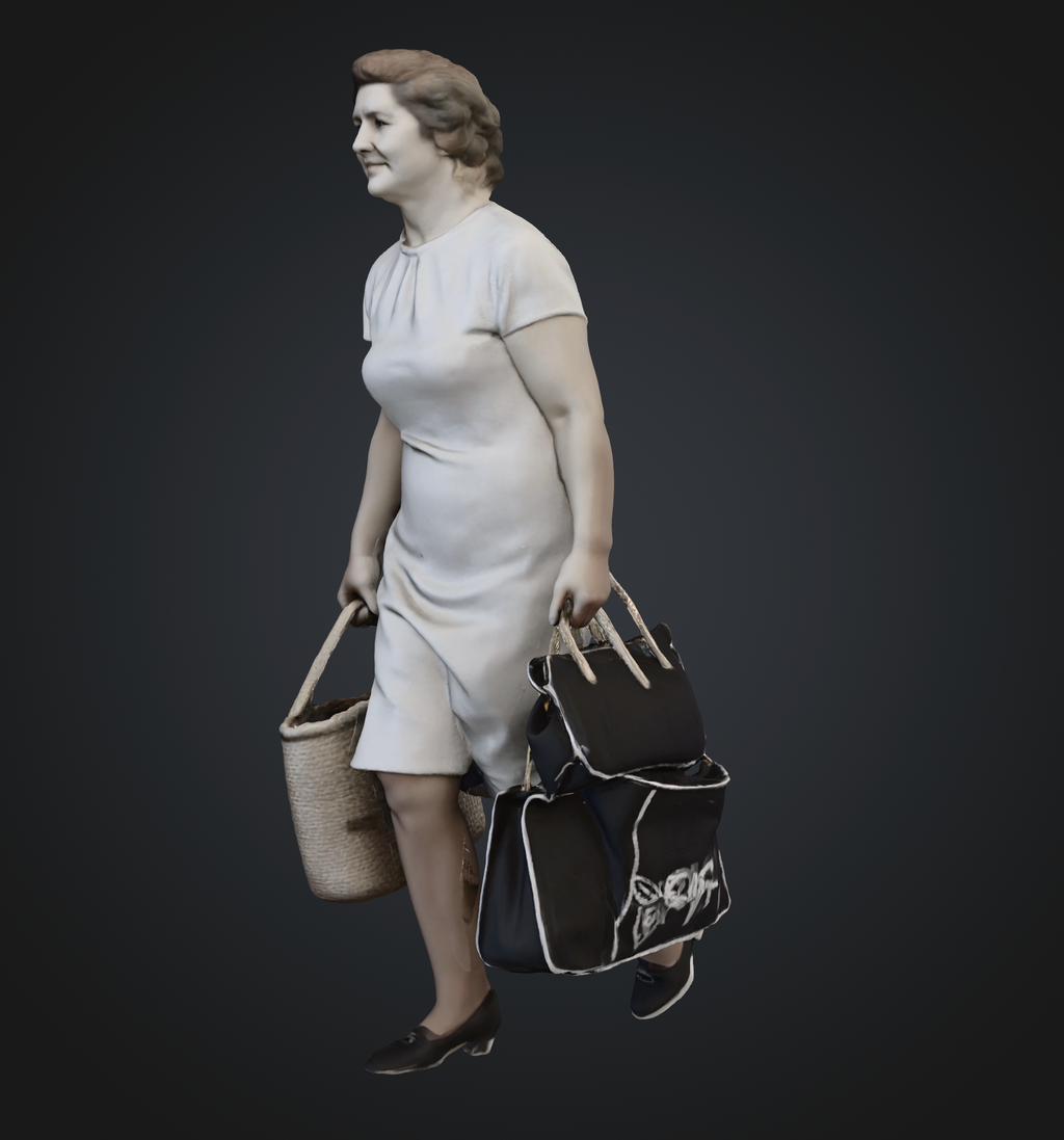 People on stairs set 01 - 25 figures (STL download)