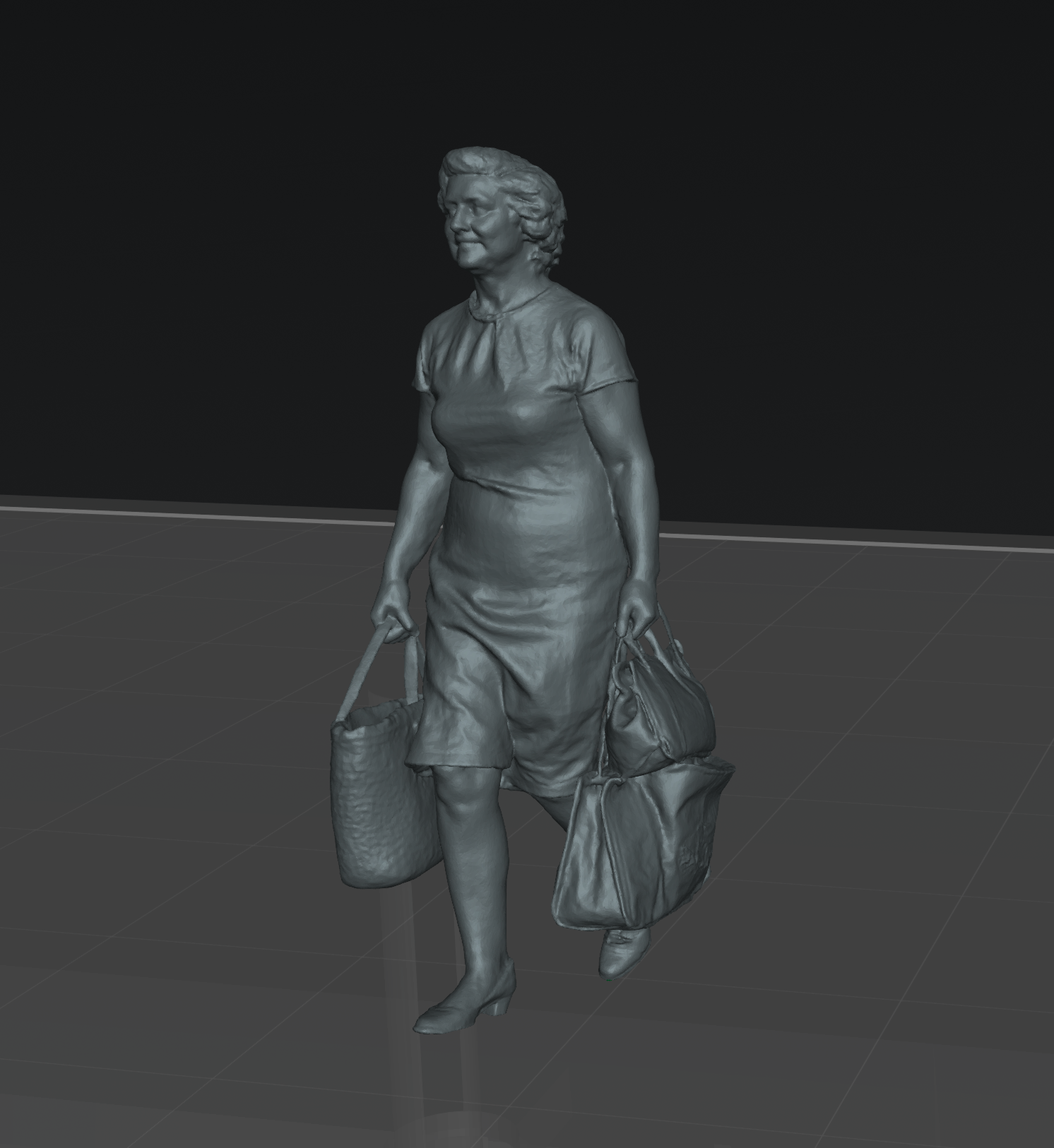 People on stairs set 01 - 25 figures (STL download)