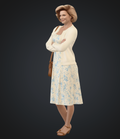 Ladies shopping set 1 (10 figures (STL download))