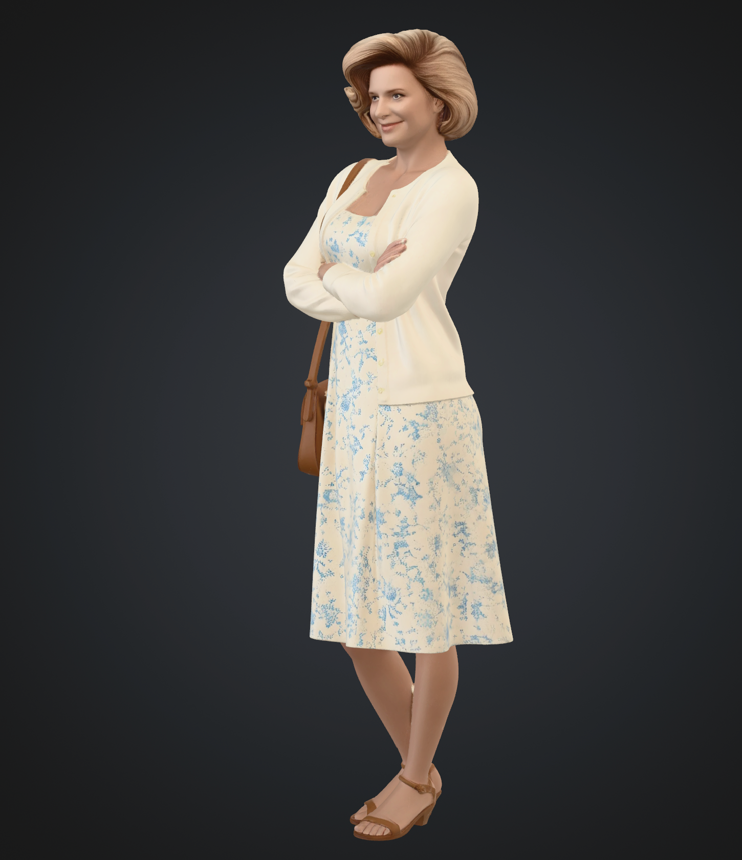 Ladies shopping set 1 (10 figures (STL download))