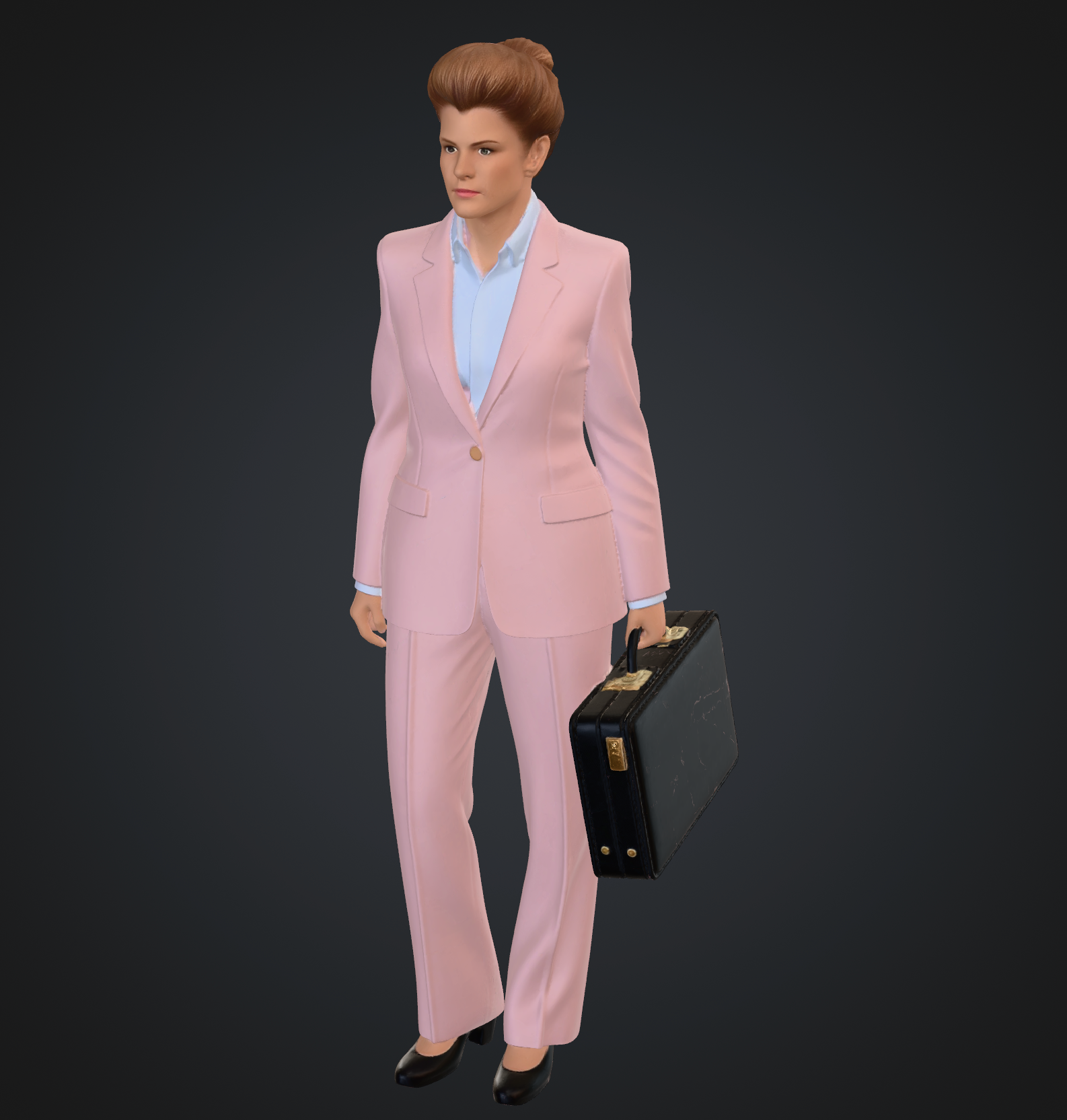 Ladies shopping set 1 (10 figures (STL download))
