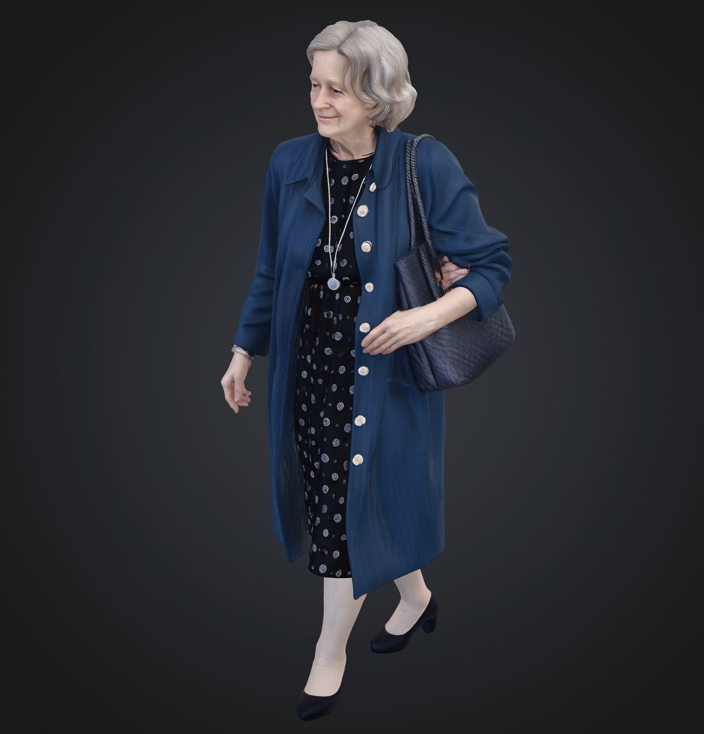 Ladies shopping set 1 (10 figures (STL download))