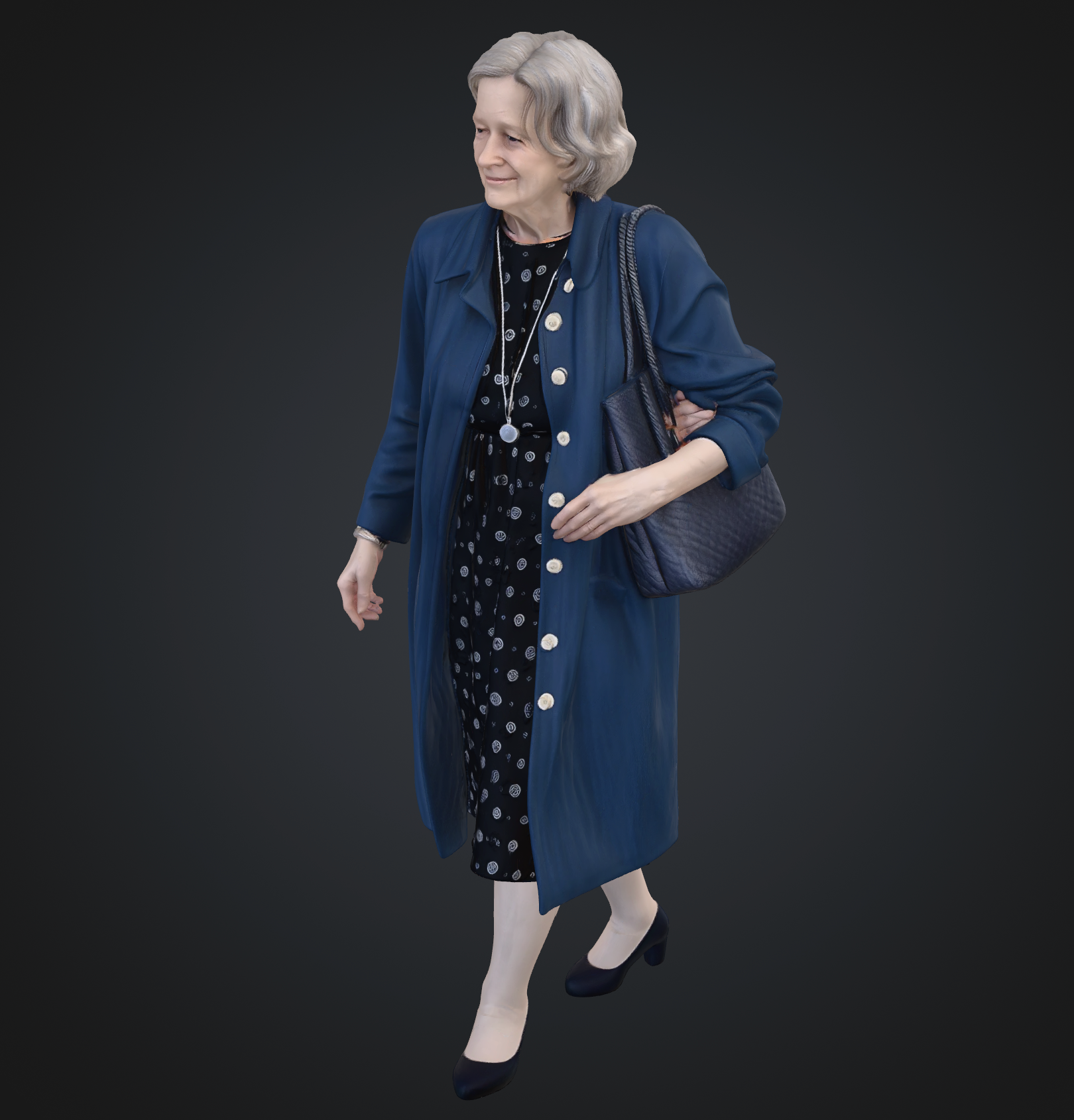 Ladies shopping set 1 (10 figures (STL download))