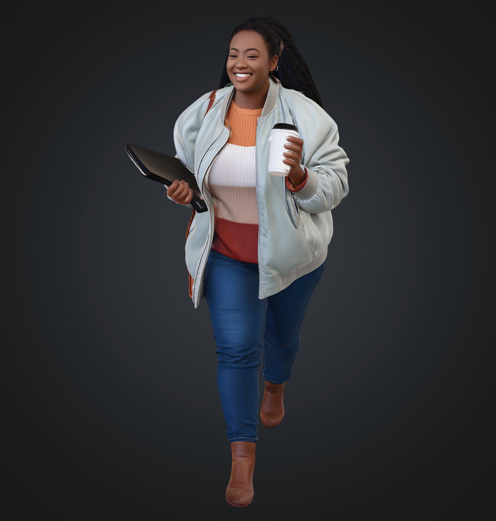 Ladies shopping set 1 (10 figures (STL download))