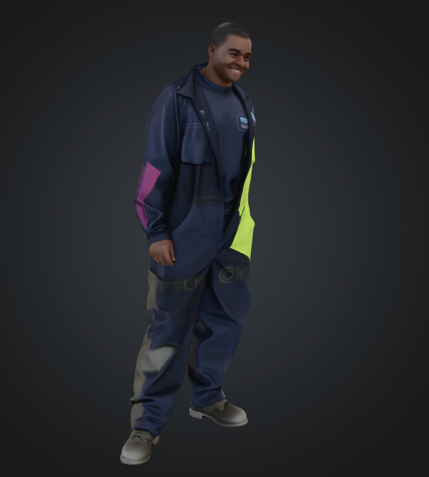 Workers in overalls - 9 figures (STL download)