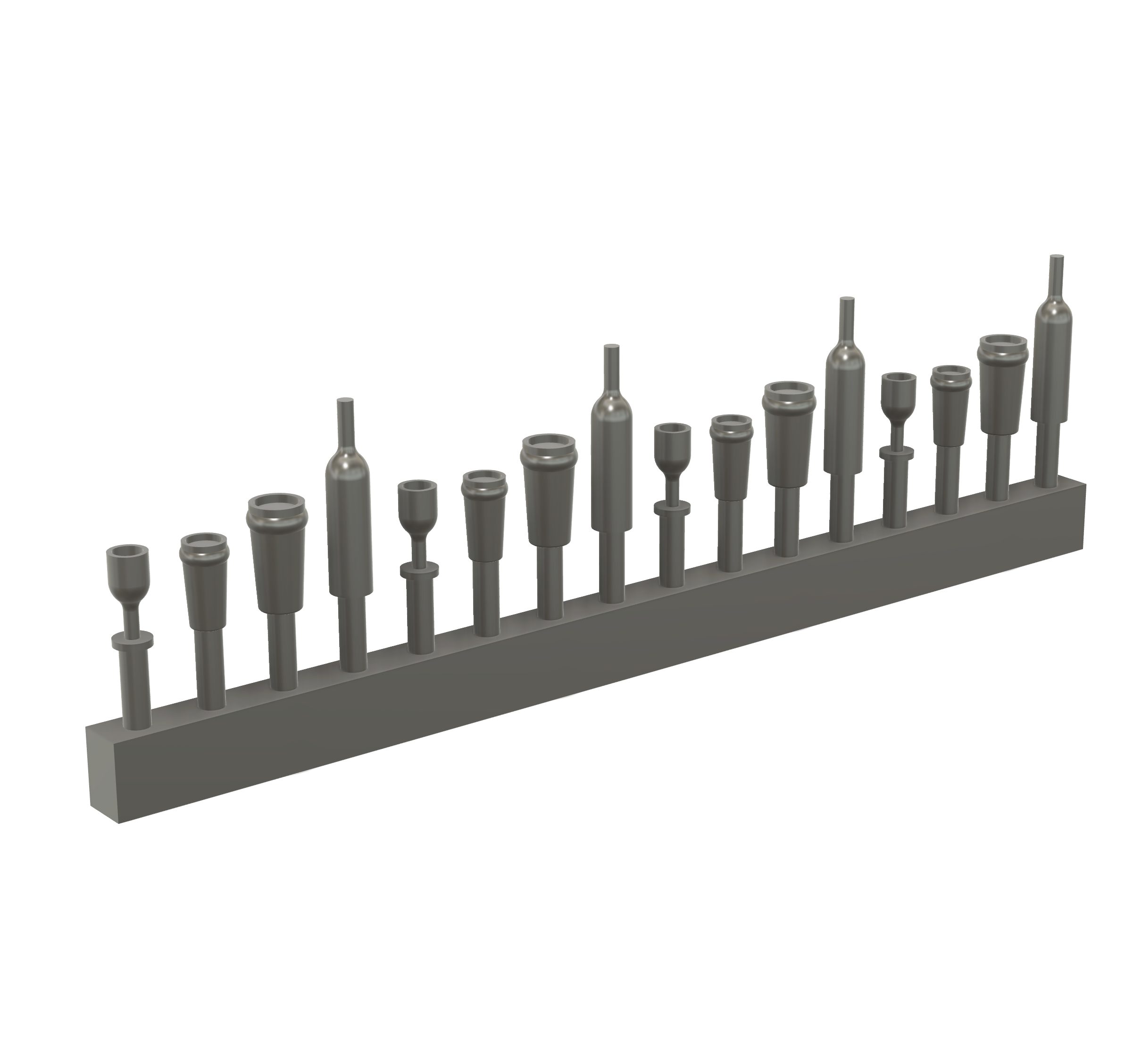 Pub furniture and details (STL download)