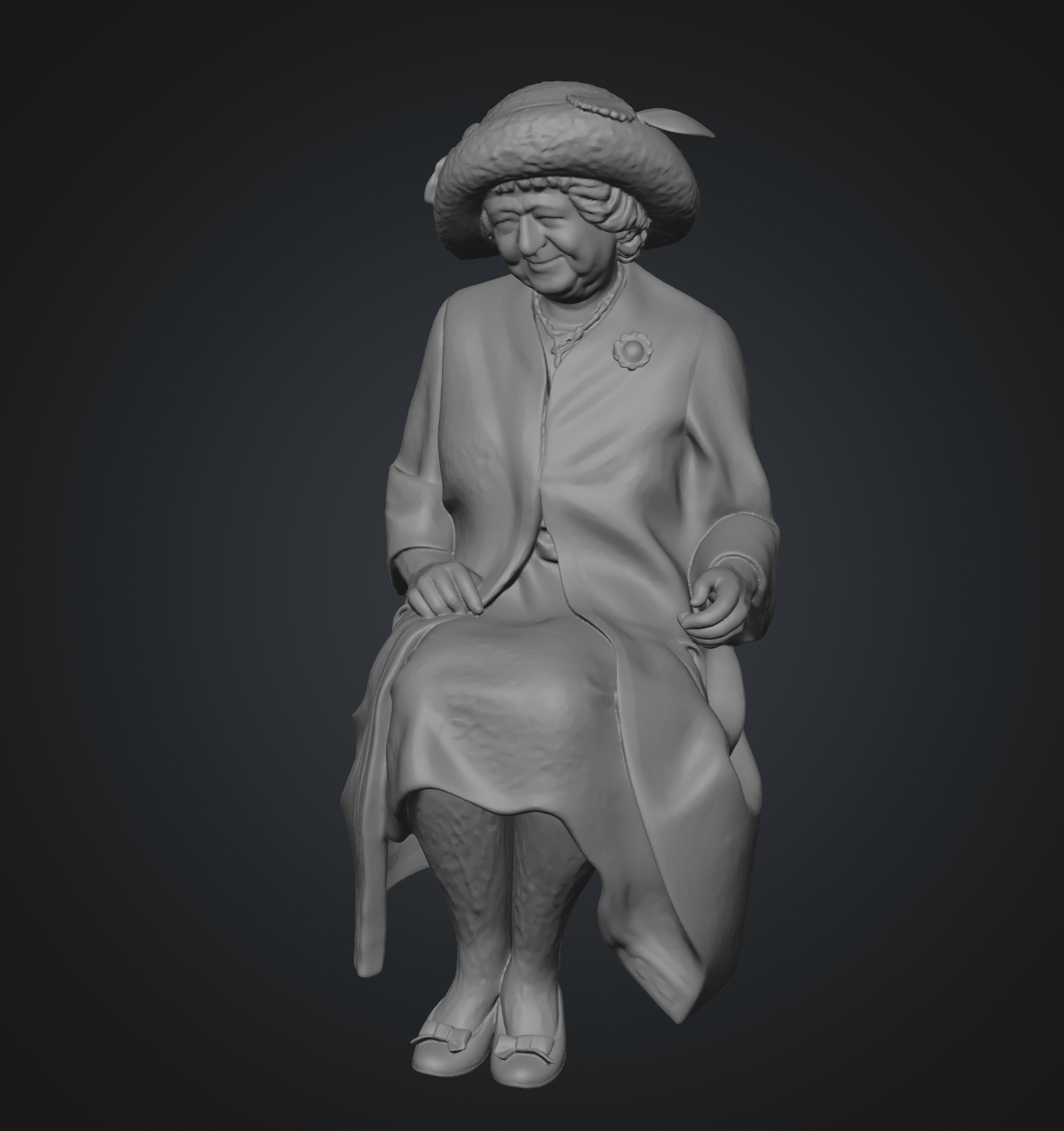 Royal family etc. set of 7 figures (Options for N, TT, OO & O available in ABS-like resin)
