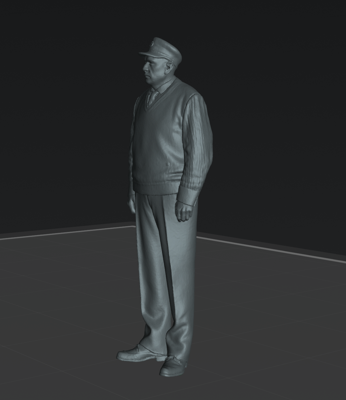 BR staff late 60s to early 80s - 7 figures (STL download)
