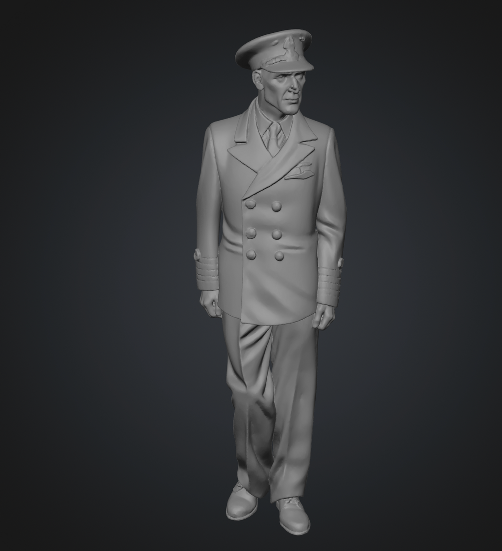Royal Navy selection of 9 figures (STL download)
