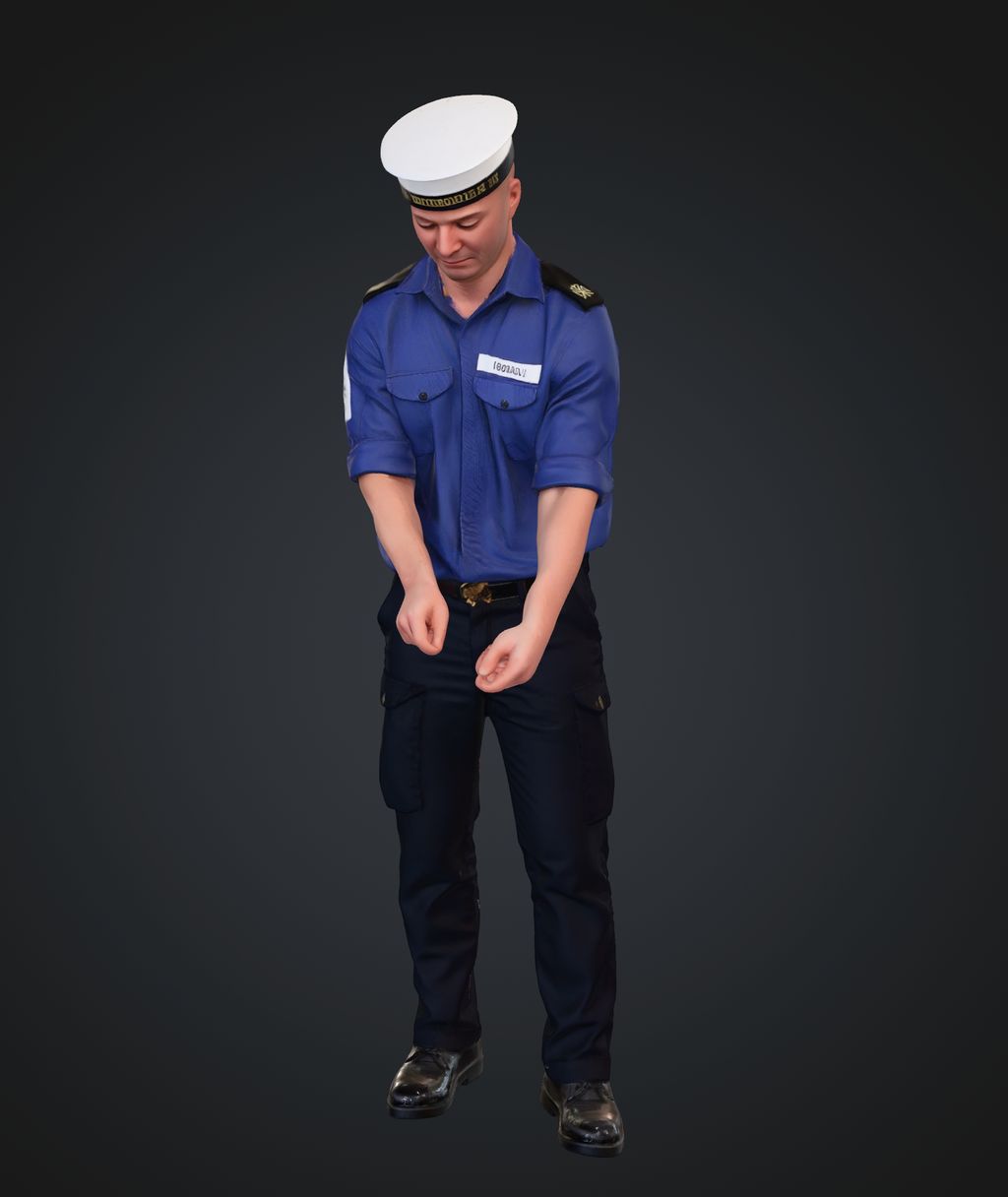 Royal Navy selection of 9 figures (STL download)