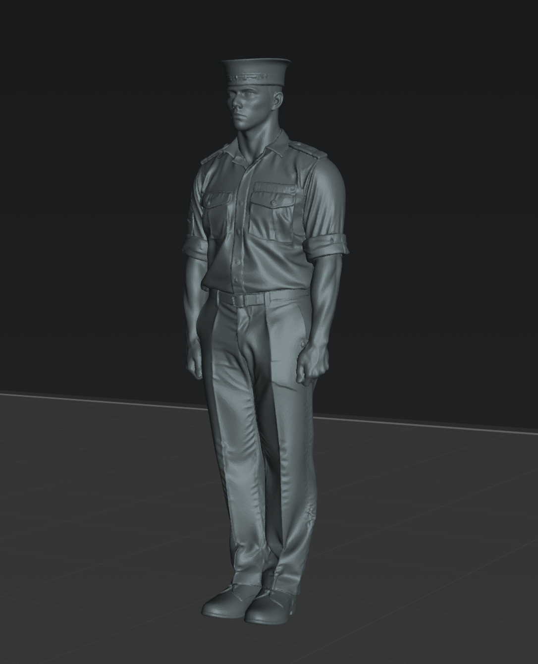 Royal Navy personnel  set of 9 figures (4 gauges available in ABS-like resin)