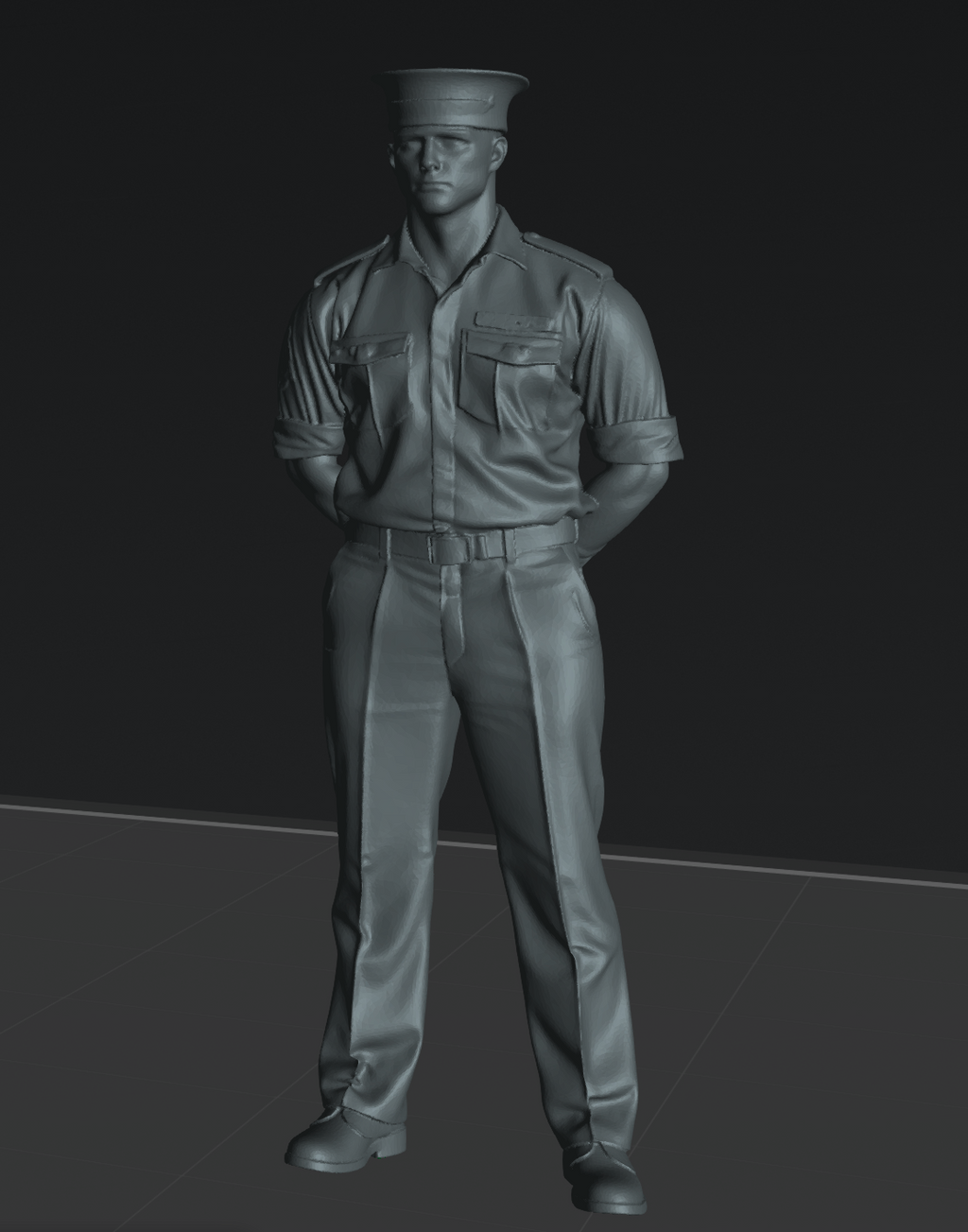 Royal Navy personnel  set of 9 figures (4 gauges available in ABS-like resin)