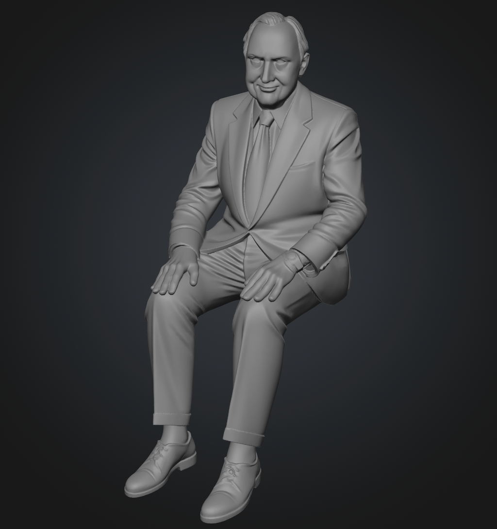 BR staff late 60s to early 80s - 7 figures (STL download)