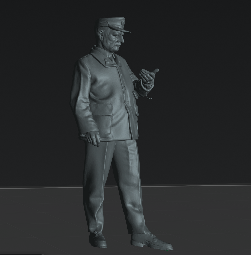 BR staff late 60s to early 80s - 7 figures (STL download)