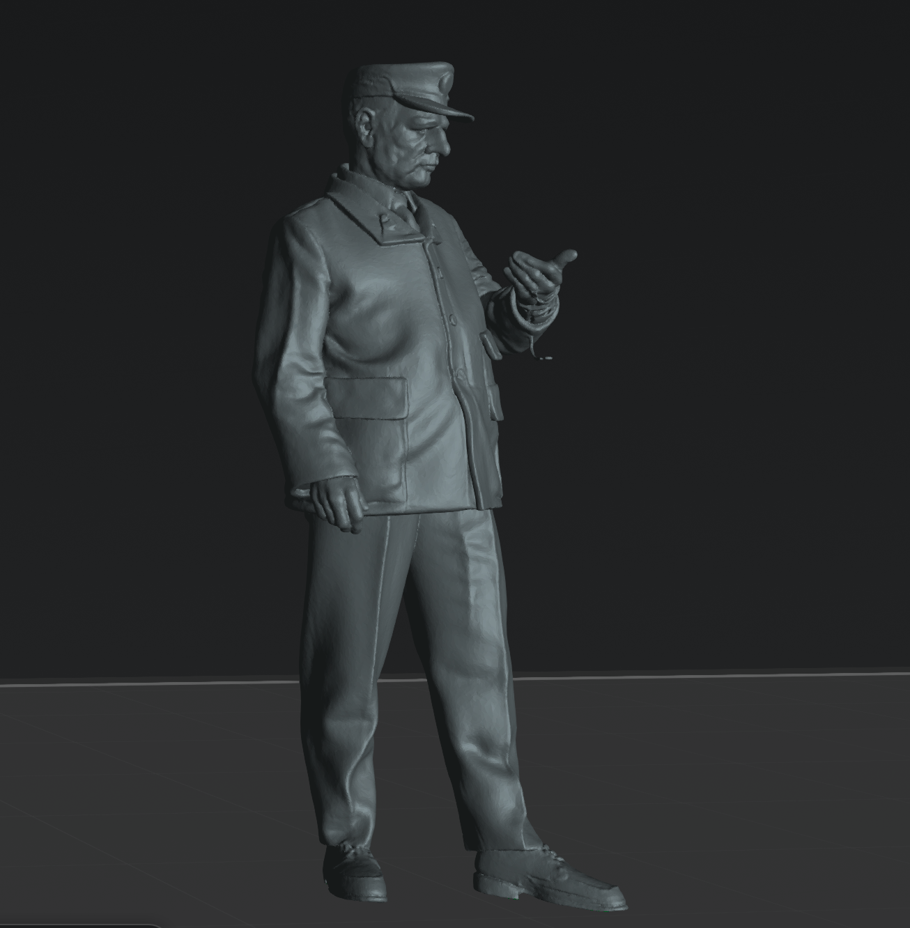 BR staff late 60s to early 80s - 7 figures (STL download)