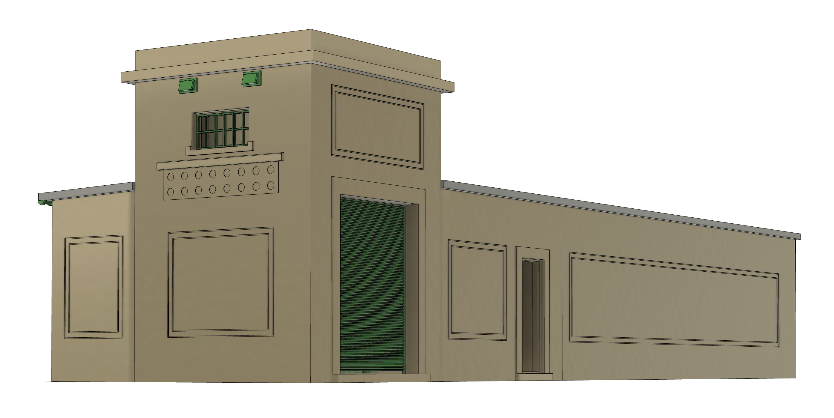 Southern Railway substation (STL download)